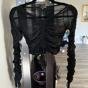 Sheer fashion nova top